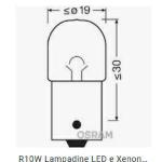 LAMPADA R10W 24V 10W TRUCKSTAR OSRAM - CONF 10 PZ -