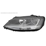 FARO FANALE PROIETTORE DX A LED C/MOTOR ELETTR VOLKSWAGEN JETTA 2014> P NERA
