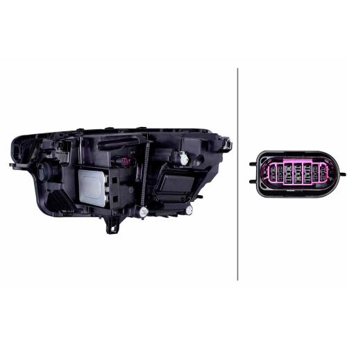 FARO FANALE PROIETTORE DX FULL LED 5 SPIEAUDI A6 E-TRON 2024> HELLA