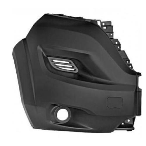 PARAURTI CANTONALE ANT/DX NERO C/FEND+GIROPARAF PER FIAT DUCATO-JUMPER-BOXER 2014>