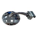 SPECCHIO RETROVISORE TONDO CROMATO A MORSETTO FIAT 126/126BIS/FSM 72>92 - 500 64>75 - 127 72>77 - UNIVERSALE