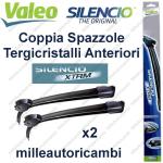 VF954 KIT SPAZZOLE TERGICRISTALLI VALEO SILENCIO FLAT BLADE (MM 700+650)