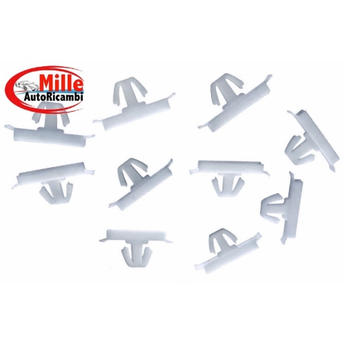 MOLLA FIAT TIPO'93 16V/UNO'89 TURBO FISSAGGIO MODANATURE PROFILO PARAURTI (ROSSO)