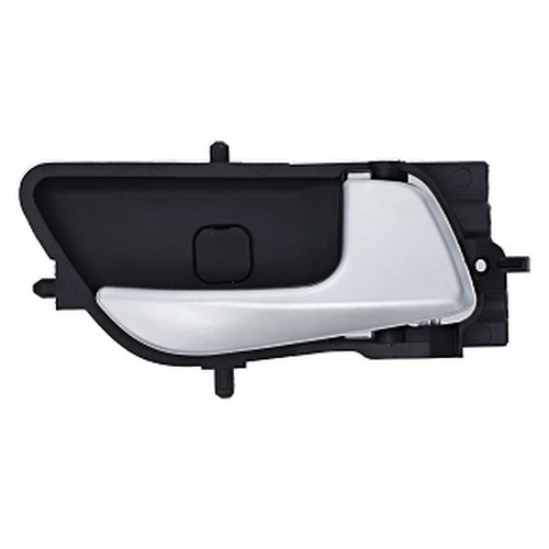 MANIGLIA APRIPORTA INTERNA ANT=POST DX PER HYUNDAI I20 DAL 2015 NERA CON LEVA ARGENTO