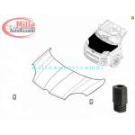 GOMMINO BATTUTA COFANO MOTORE FIAT PANDA DAL 2012 ANTERIORE TAMPONE ANTIVIBRAZIONE