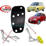 COPRIPEDALE IN PLASTICA ACCELERATORE FIAT PANDA 1991-2003 (SOLO PER PEDALE IN PLASTICA) ORIGINALE FIAT