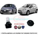 PORTALAMPADA CONNETTORE PROIETTORE LUCE DIURNA FIAT GRANDE PUNTO EVO 2009>/2012> W21W