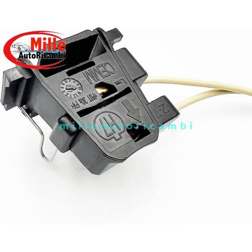 PORTALAMPADA CONNETTORE PROIETTORI FIAT 500 2007 PER LAMPADA H7 KIT MODIFICA CON CAVO