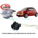 PORTALAMPADA CONNETTORE FANALINO LUCE DIURNA FIAT 500 2007/DAILY 21 W21/5W