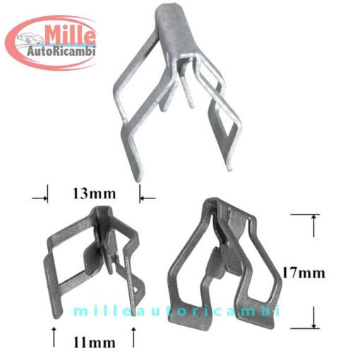 MOLLA VOLKSWAGEN/AUDI/SKODA/SEAT/LANCIA GRAFFETTA FISSAGGIO RIVESTIMENTI CRUSCOTTI/PLANCIA