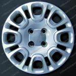 COPPA RUOTA ADATTA PER FIAT PANDA 2012 DIAMETRO 14" DISEGNO "EASY" 16 FORI SENZA LOGO