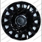 COPPA RUOTA ADATTA PER FIAT 500 L DAL 2012 DIAMETRO 16" NERA LUCIDA SENZA LOGO