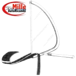 GUARNIZIONE DEFLETTORE/TELAIO CRUDA SCIAMOS FIAT VARIE APPLICAZIONI