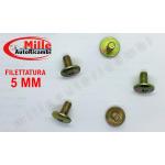 BULLONI FISSAGGIO GUIDE ALZAVETRO TELAIO FIAT PASSO 5 MM VARIE APPLICAZIONI G1