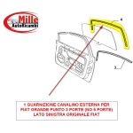 CANALINO PORTA FIAT GRANDE PUNTO 2005> 3 PORTE ESTERNA LATO SINISTRA ORIGINALE FIAT