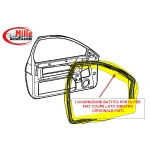 GUARNIZIONE BATTUTA PORTA FIAT COUPE' LATO SINISTRA ORIGINALE FIAT 46316510