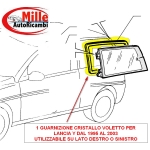 GUARNIZIONE VOLETTO LANCIA Y '96-'03 DX=SX