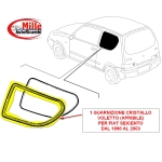 GUARNIZIONE VOLETTO FIAT SEICENTO '98 SX