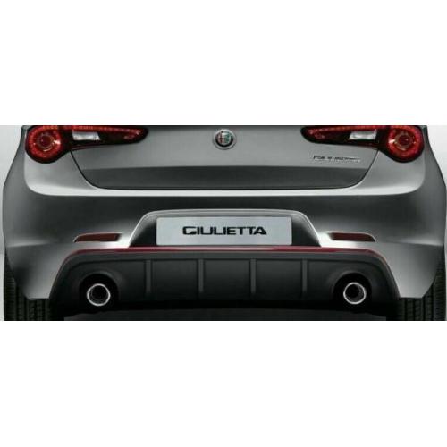 SPOILER PARAURTI POSTERIORE C/PROFILO ROSSO PER ALFA ROMEO GIULIETTA 2016>DOPPIO SCAR