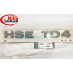FREGIO LOGO LATERALE PER LAND ROVER FREELANDER SIGLA"HSE TD4" ORIGINALE G1