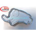 FREGIO LANCIA Y YPSILON ELEFANTINO BIANCO LOGO STEMMA SU MONTANTE PORTA G1