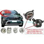 PORTALAMPADA CONNETTORE LUCE INDICATORE FRECCIA PER FIAT 500 X 2018> LAMPADA PY21W ARANCIO