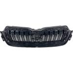 CORNICE GRIGLIA MASCHERINA NERA LUCIDA PER SKODA KAMIQ 2019>