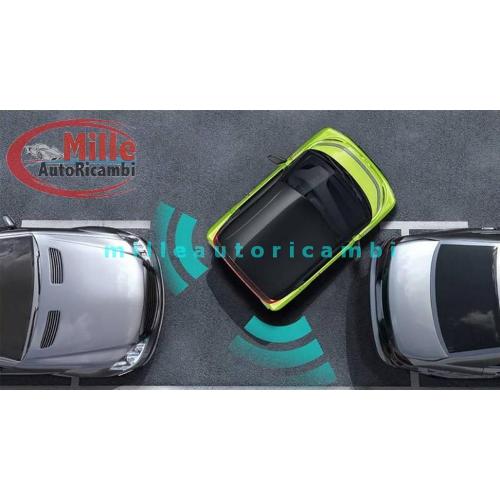 KIT 4 SENSORI DI PARCHEGGIO CABLATO PER AUTO-FURGONE BEEP SONORO DI COLORE NERO