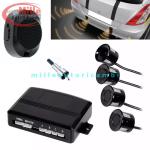 KIT 4 SENSORI DI PARCHEGGIO CABLATO PER AUTO-FURGONE BEEP SONORO DI COLORE NERO