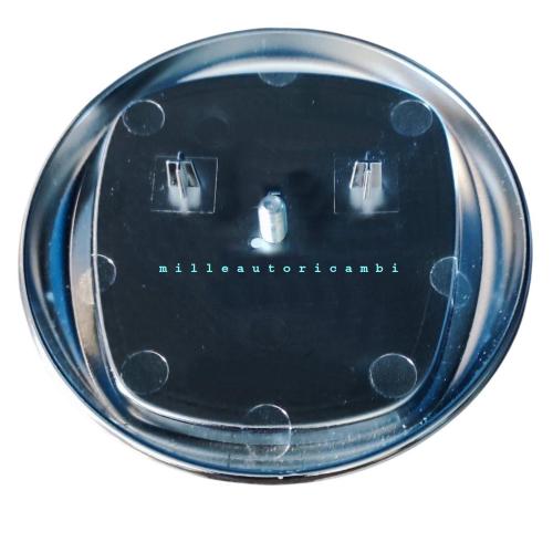 FREGIO LOGO ANTERIORE PER FIAT ROSSO DIAMETRO 95MM CON BULLONE