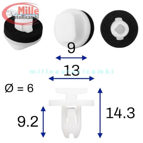 MOLLA CITROEN C3 AIRCROSS 17>21 OPEL CROSSLAND X 17>21, ASTRA K 16>, INSIGNIA B 18> MODANATURE LATERALI
