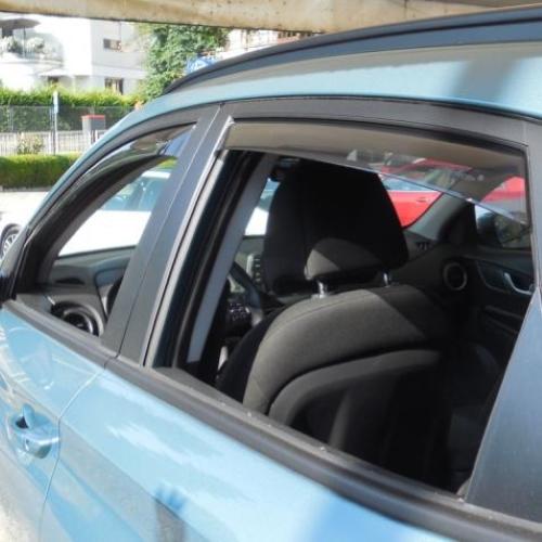 KIT 4 DEFLETTORI ARIA ANTITURBO ANT+POST HYUNDAI KONA 5 PORTE 2017>