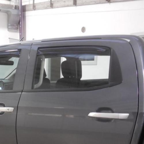 KIT 4 DEFLETTORI ARIA ANTITURBO ANT+POST ISUZU D-MAX CREW CAB N60 4 PORTE 2020>