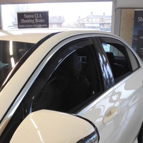 KIT 4 DEFLETTORI ARIA ANTITURBO ANT+POST MERCEDES 4 PORTE BN 2016> W213