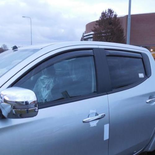 KIT 4 DEFLETTORI ARIA ANTITURBO ANT+POST MITSUBISHI L200-FIAT FULLBACK 4 PORTE 2016>