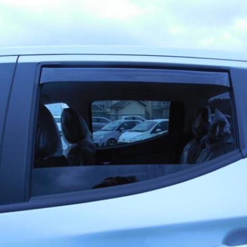 KIT 4 DEFLETTORI ARIA ANTITURBO ANT+POST MITSUBISHI L200-FIAT FULLBACK 4 PORTE 2016>