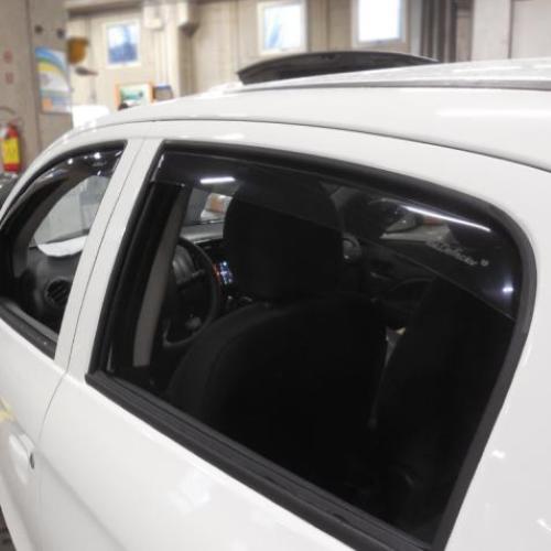 KIT 4 DEFLETTORI ARIA ANTITURBO ANT+POST MITSUBISHI SPACE STAR 5 PORTE 2017>