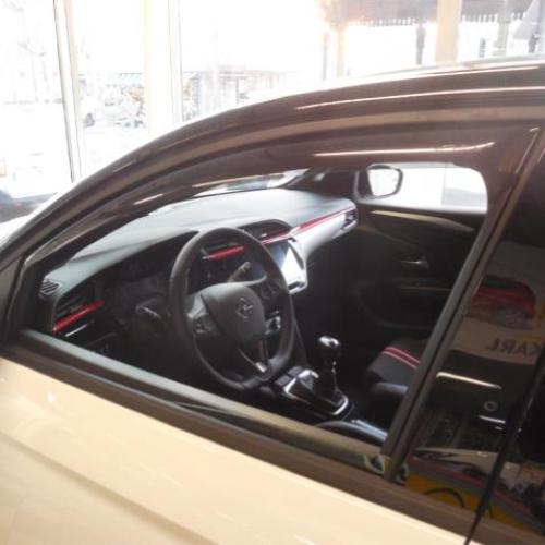 KIT 4 DEFLETTORI ARIA ANTITURBO ANT+POST OPEL CORSA F 5 PORTE 2019>