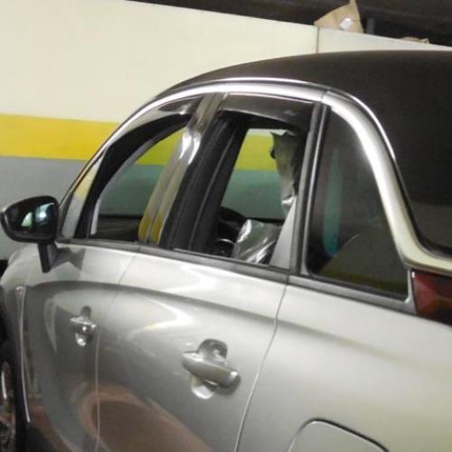 KIT 4 DEFLETTORI ARIA ANTITURBO ANT+POST OPEL CROSSLAND X 5 PORTE 2017>