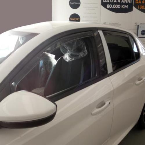 KIT 4 DEFLETTORI ARIA ANTITURBO ANT+POST PEUGEOT 208 5 PORTE 2019>