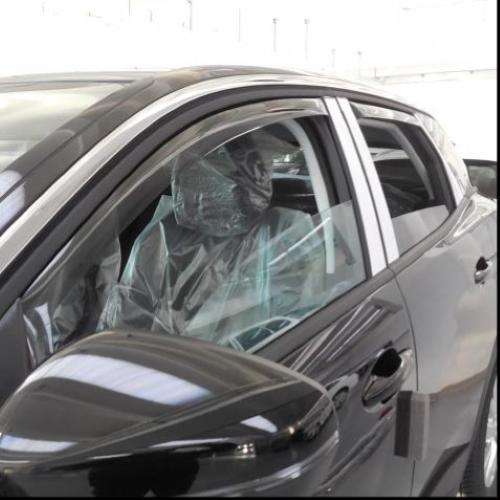 KIT 4 DEFLETTORI ARIA ANTITURBO ANT+POST PEUGEOT 3008 5 PORTE 2016>