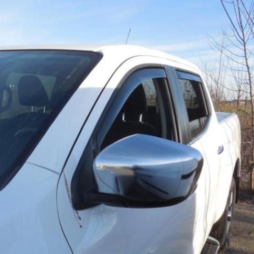 KIT 4 DEFLETTORI ARIA ANTITURBO ANT+POST RENAULT ALASKAN 4 PORTE 2017>/NISSAN NAVARA D23