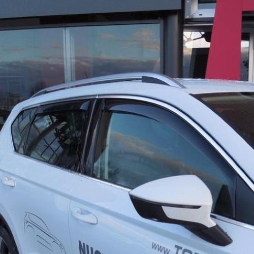 KIT 4 DEFLETTORI ARIA ANTITURBO ANT+POST SEAT ATECA 5 PORTE 2016>