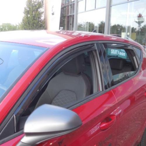 KIT 4 DEFLETTORI ARIA ANTITURBO ANT+POST SEAT LEON BN 5 PORTE 2020>