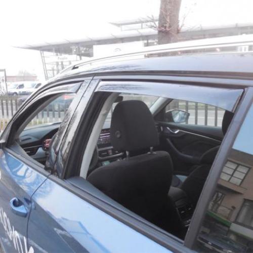 KIT 4 DEFLETTORI ARIA ANTITURBO ANT+POST SKODA KAMIQ 2019>