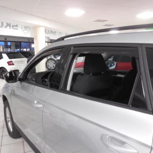 KIT 4 DEFLETTORI ARIA ANTITURBO ANT+POST SKODA KAROQ 5 PORTE 2018>