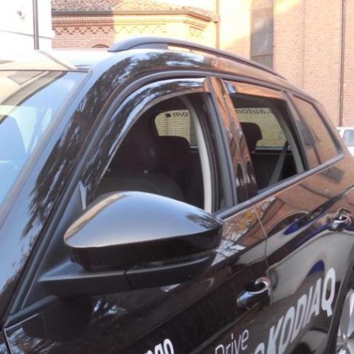 KIT 4 DEFLETTORI ARIA ANTITURBO ANT+POST SKODA KODIAQ 5 PORTE 2017>2023