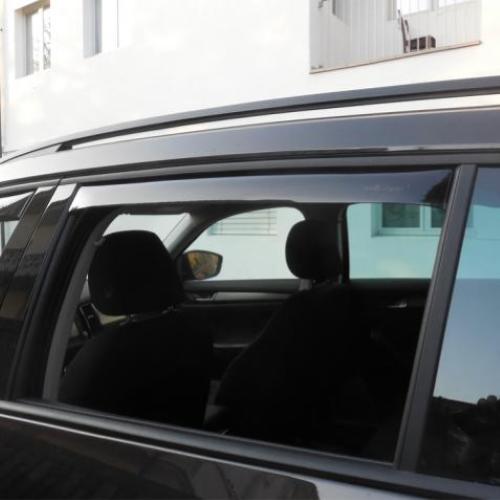 KIT 4 DEFLETTORI ARIA ANTITURBO ANT+POST SKODA KODIAQ 5 PORTE 2017>2023