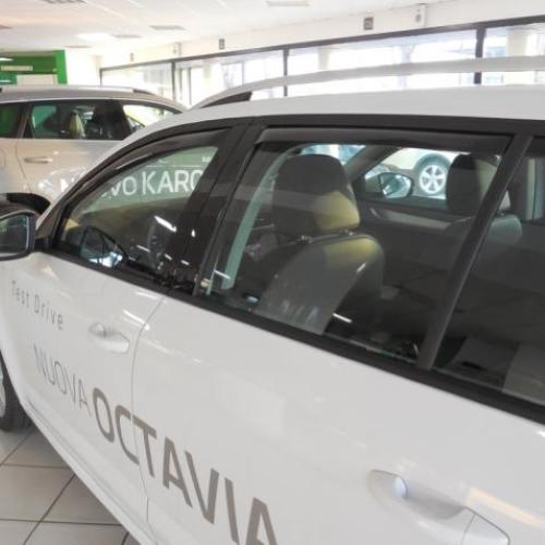 KIT 4 DEFLETTORI ARIA ANTITURBO ANT+POST SKODA OCTAVIA SW 5 PORTE 2013>2019