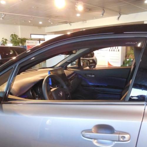 KIT 4 DEFLETTORI ARIA ANTITURBO ANT+POST TOYOTA C-HR 5 PORTE 2017>